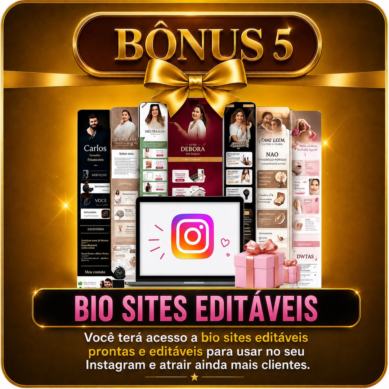 Bonus 5: bio sites editaveis