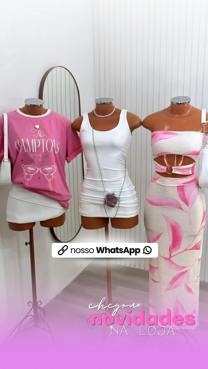 Prévia de story de novidades na loja