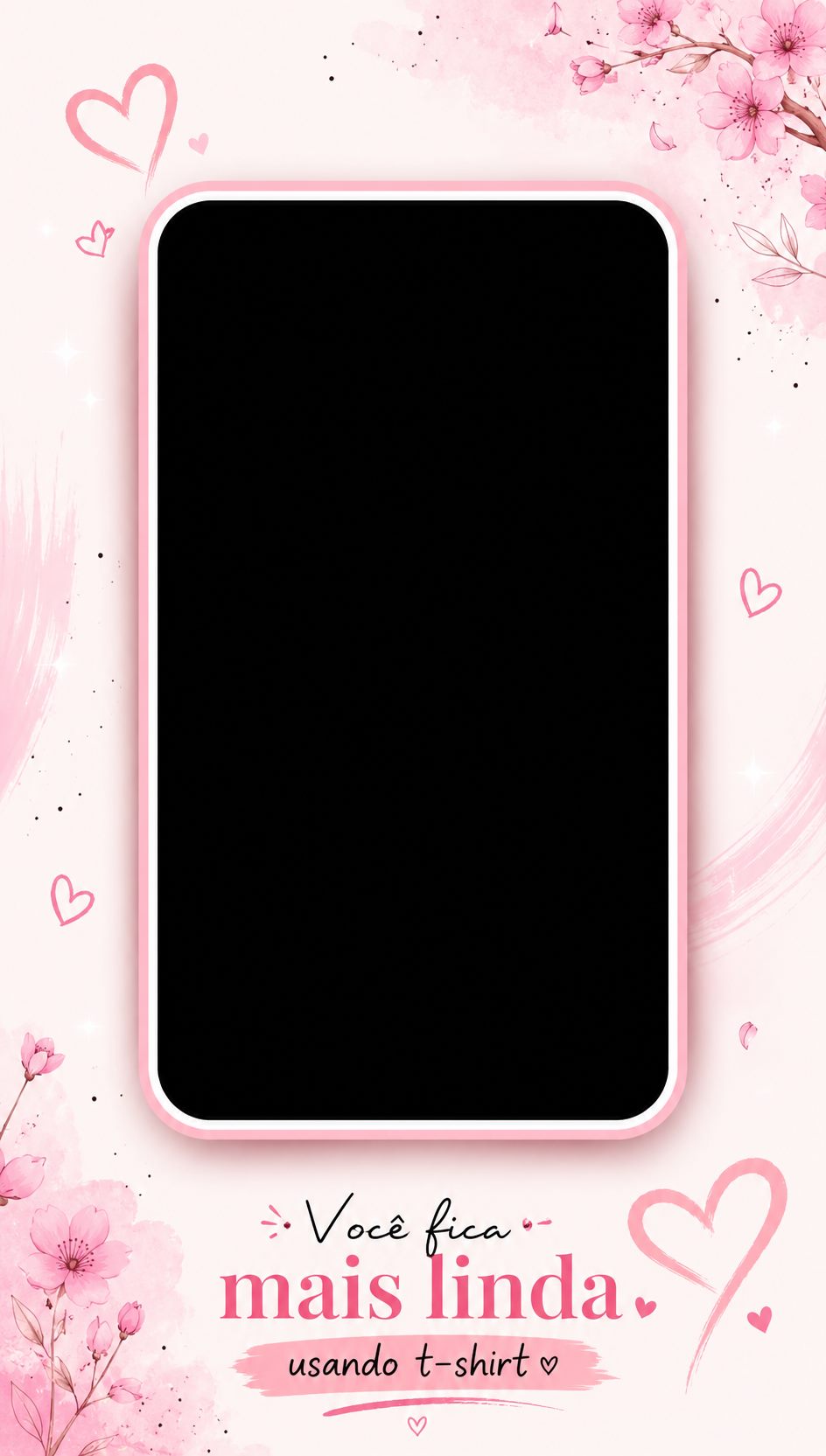 Fundo para repost floral rosa
