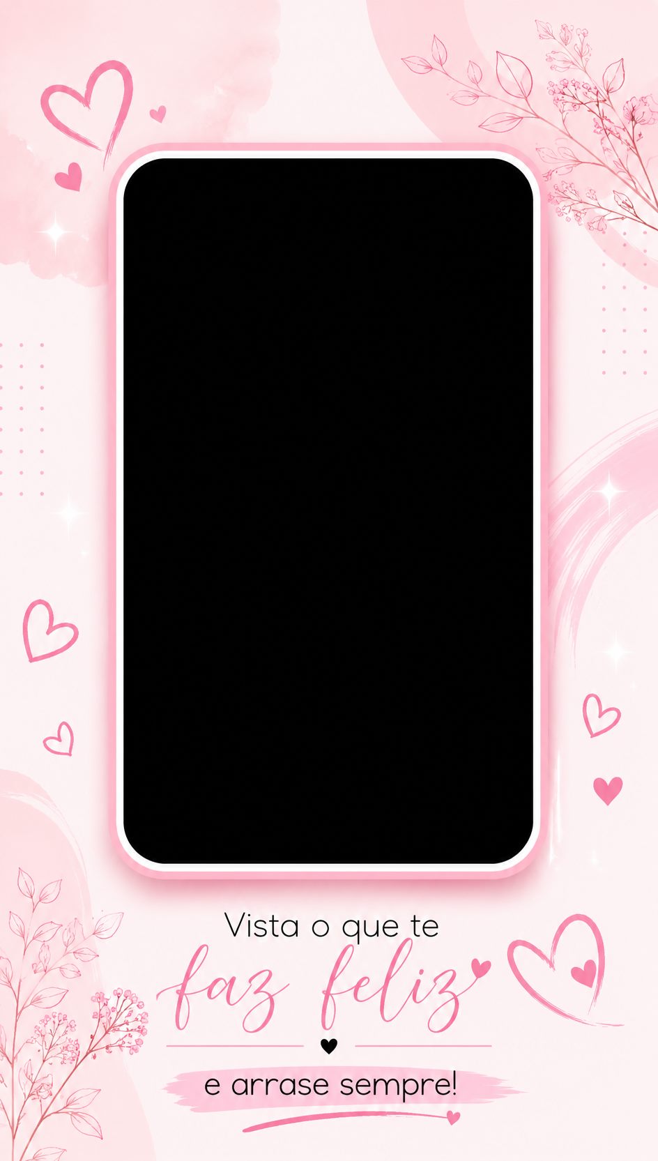 Fundo para repost com mensagem feliz